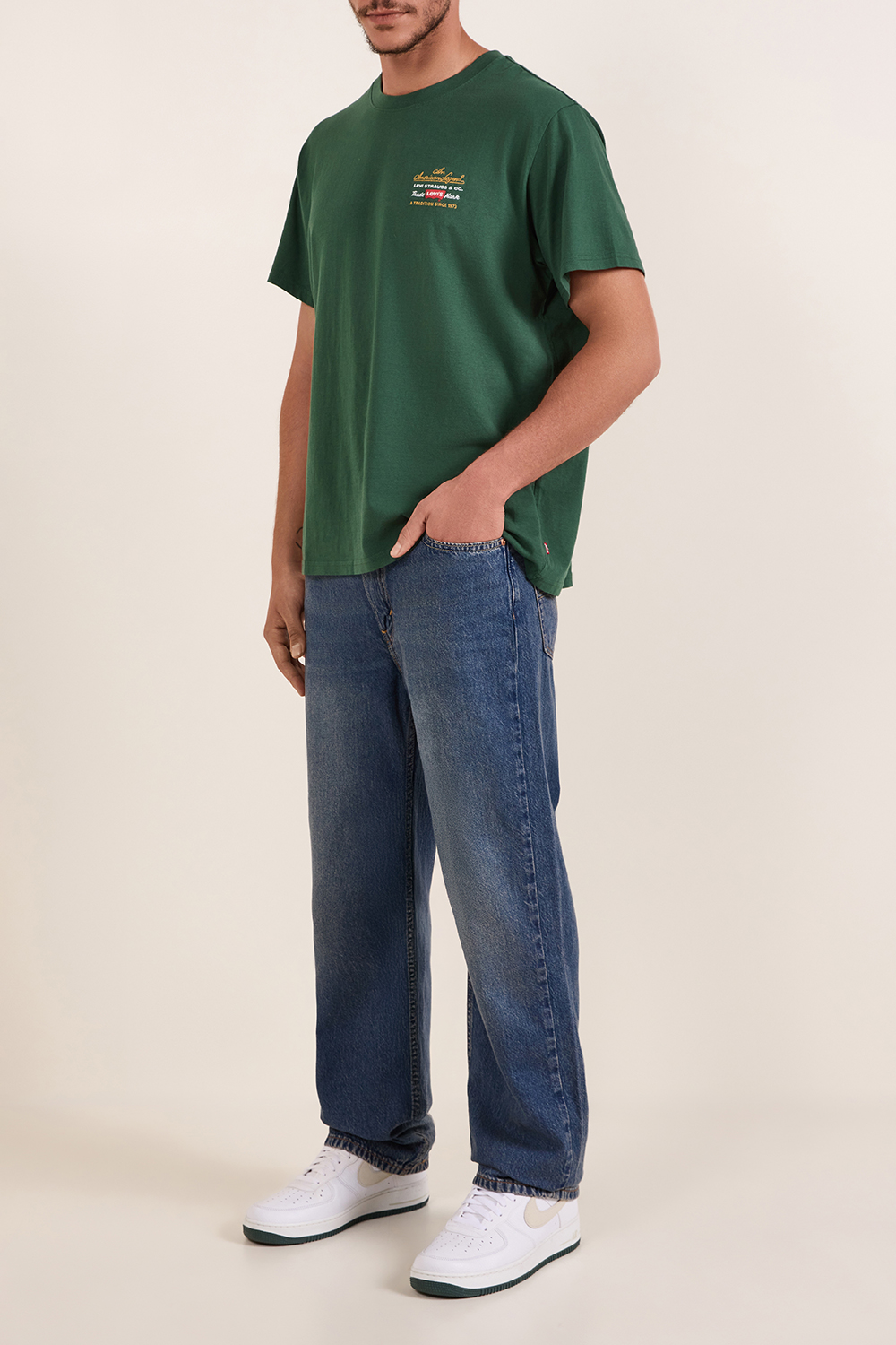 מכנסי ג'ינס 565 בגזרה ישרה